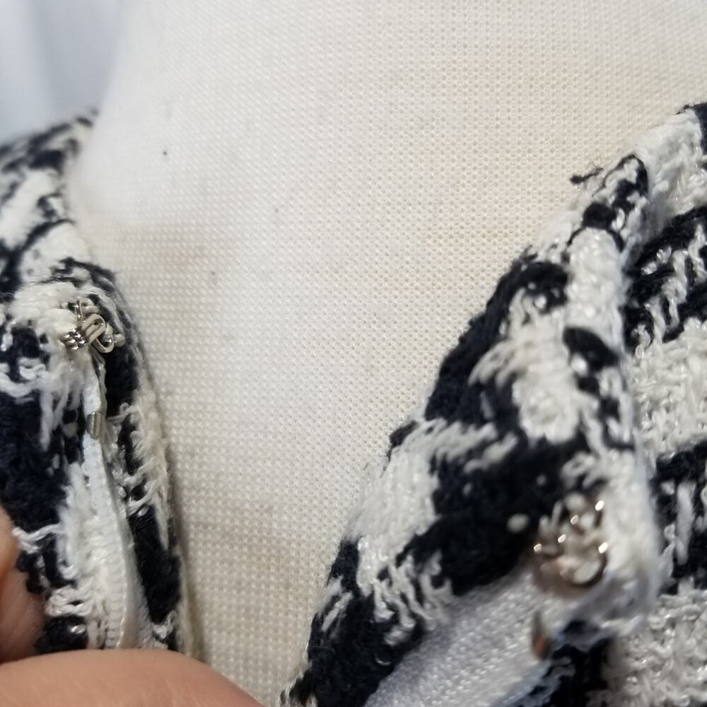 Albert Nipon Dress Size 10 Houndstooth Shift Dres… - image 6